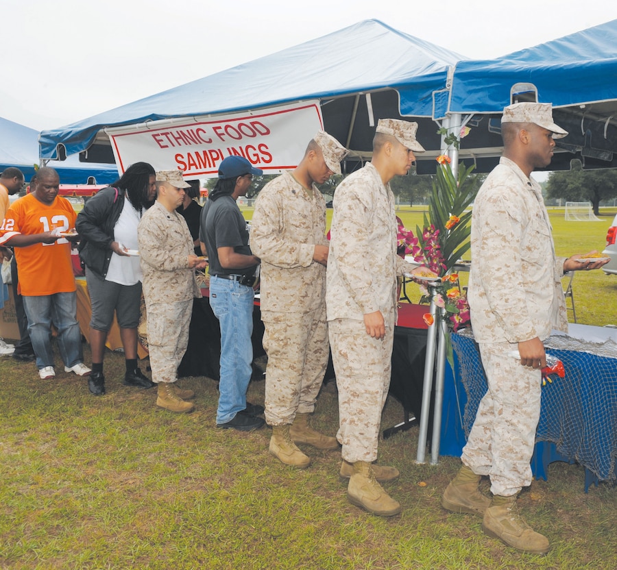 Marine Corps Logistics Base Albany hosts Unity/Multicultural Day at Boyett Park, April 19.