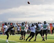 MINOT, N.D. – With a final score of 41 to 6, Minot’s newest Semi-Professional Sports team, the Minot Maulers Football team had a grand debut which set them on the right path towards a successful season. The Maulers are scheduled to host the Brainerd (Minn.) Lumberjacks May 6 at 1 p.m. (U.S. Air Force photo/Senior Airman Jose L. Hernandez)