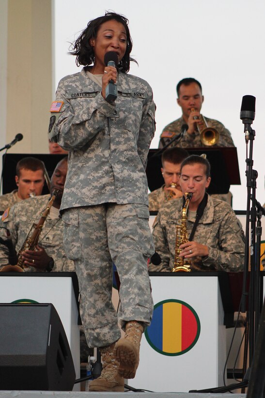 This summer, Fort Eustis proudly hosts the U.S. Army Training and Doctrine Command's historic "Music Under the Stars" concert series, presented by the U.S. Army TRADOC Band. The 80-year-old institution is the longest running concert series in Hampton Roads, and traces its roots back to outdoor concerts performed in 1932. Performances will take place at Fort Eustis every Thursday evening, June through August, and include patriotic music, marches, rock, salsa, country, jazz and Americana. The "Overture 1812," complete with cannons, closes the season. (U.S. Army photo)