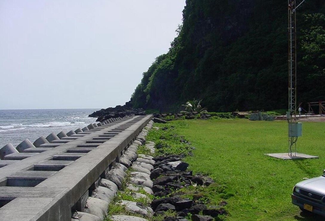 View of dock facilities.