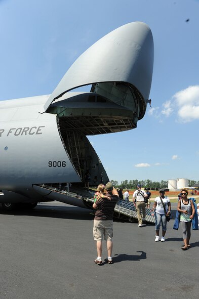 Approximately 100,000 people turned out to Robins Air Force Base to witness the 2012 Air Show and the Blue Angels. (U.S. Air Force photo by Tommie Horton)