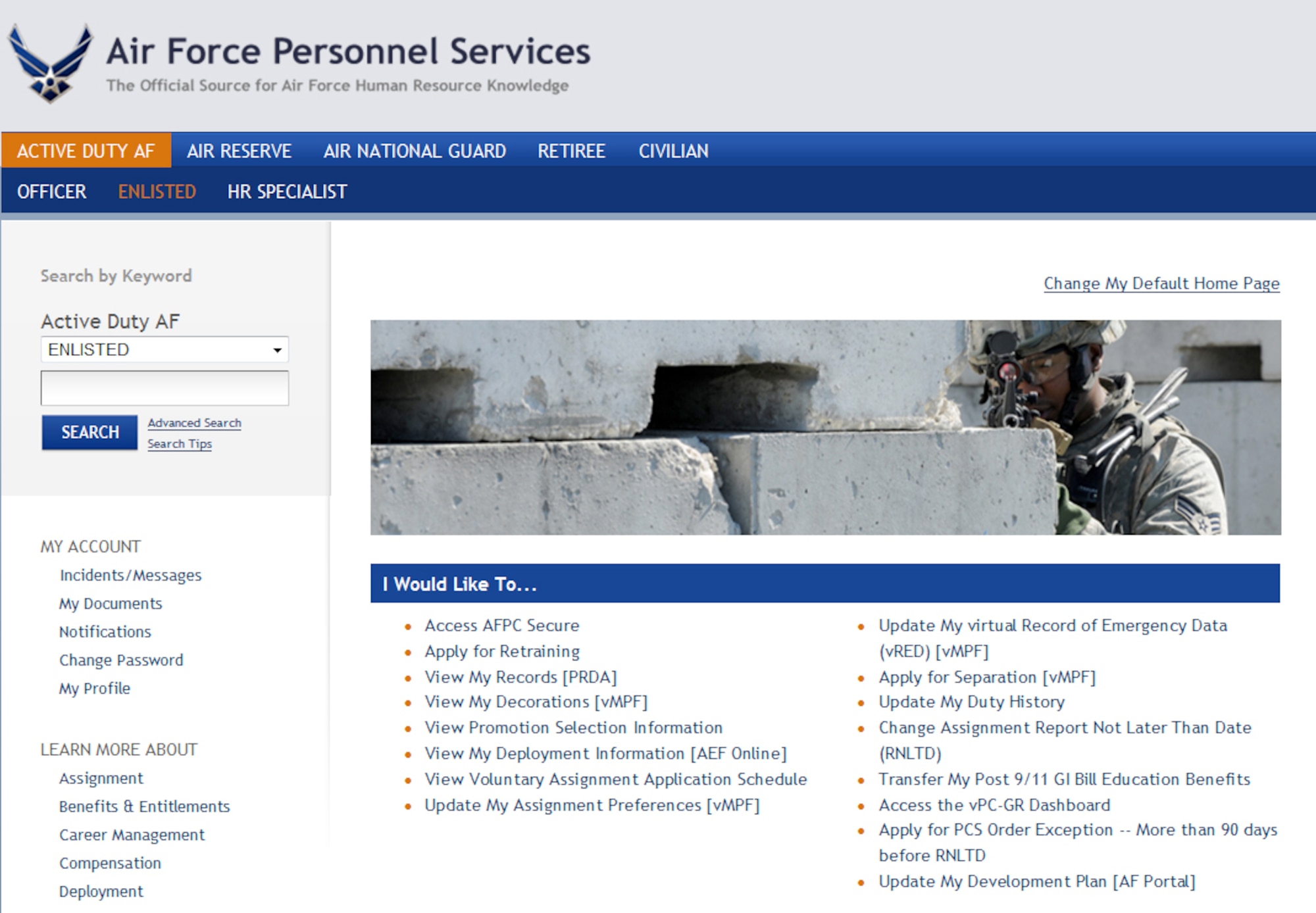 Air Force officials are launching a new name for online personnel services and human resources knowledge: myPers. To log in, go to https://gum-crm.csd.disa.mil. (Graphic by Tech. Sgt. Randy Redman/Released)