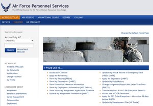 Air Force officials are launching a new name for online personnel services and human resources knowledge: myPers. To log in, go to https://gum-crm.csd.disa.mil. (Graphic by Tech. Sgt. Randy Redman/Released)