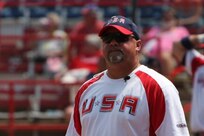Steve Shortland, Air Force retiree, was chosen to return as the head coach for the USA men's softball team in 2012. (Courtesy photo)
