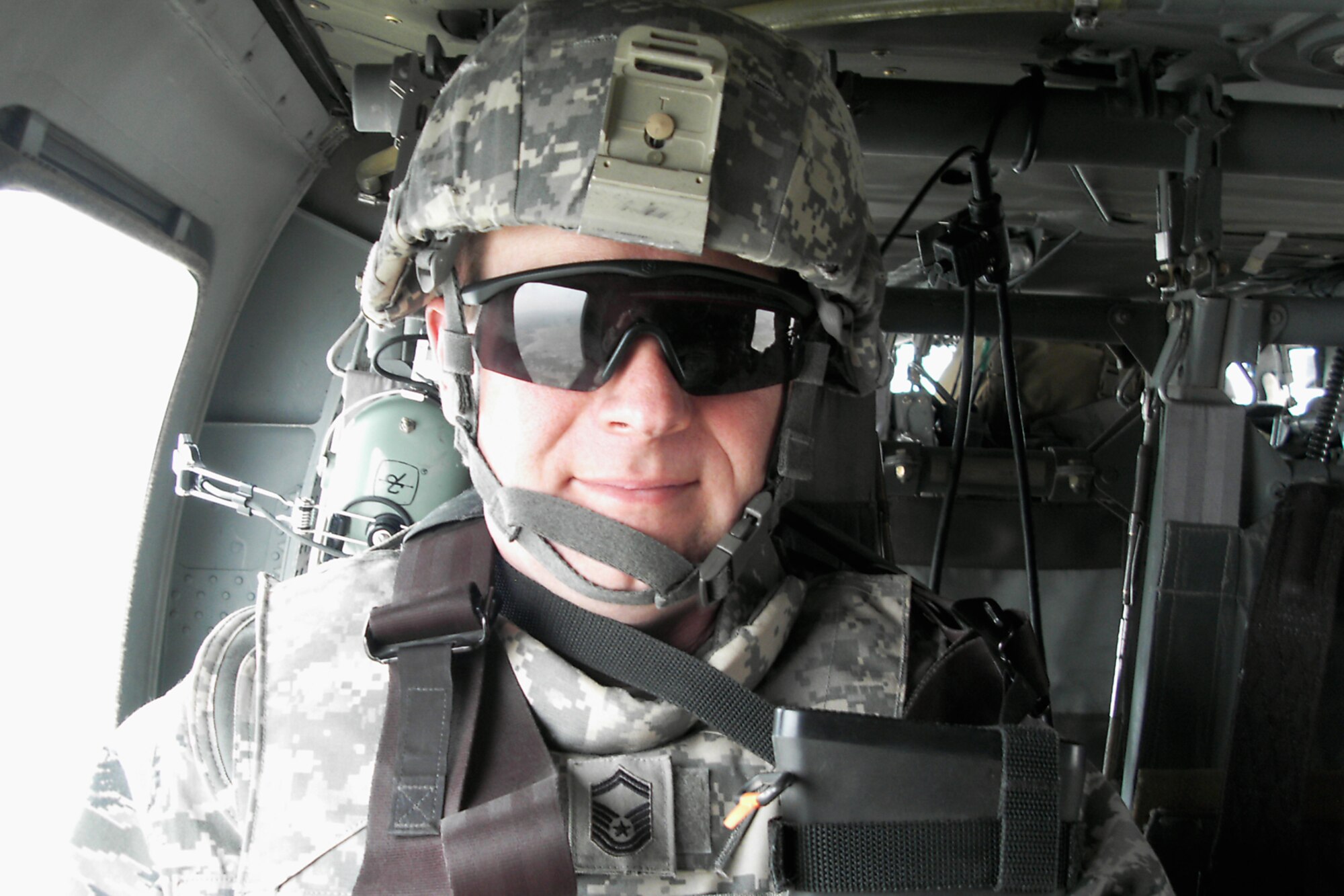 Senior Master Sergeant Kevin Johnson, a 434th Civil Engineer Squadron engineering assistant, was named the AFRC Chief Master Sergeant Larry R. Daniels 2011 recipient for superior job performance by a military superintendent for actions taken during his six month deployment to Afghanistan. (U.S. Air Force photo)
           