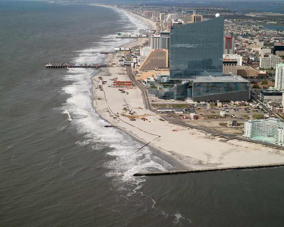 Atlantic City during construction 