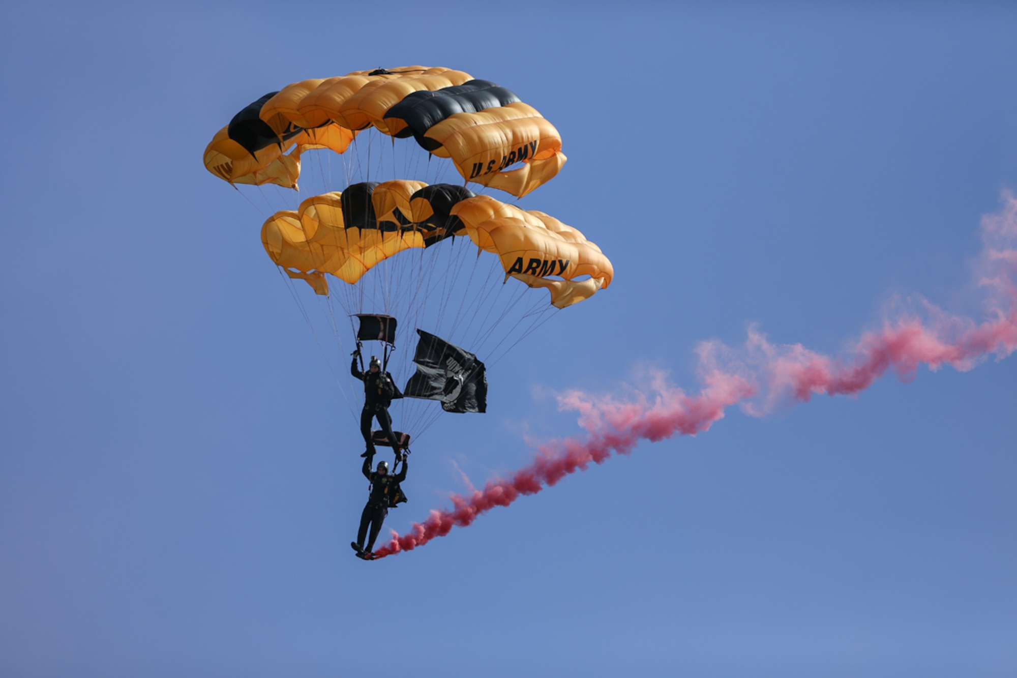 On Friday, Joint Base Elmendorf-Richardson opened the gates early for families with special needs and disabled children allowing them a sneak peek at the biennial Arctic Thunder Open House 2012. The events included an all-star lineup, featuring the U.S. Air Force's Thunderbirds F-16 Flight Demonstration Team, the U.S. Army's Golden Knights Parachute Team and many other civilian and military performers. This award-winning show displayed Army and Air Force equipment our deployed warriors use to defend our nation. (U.S. Air Force photo/1 Lt. Joel Cooke)