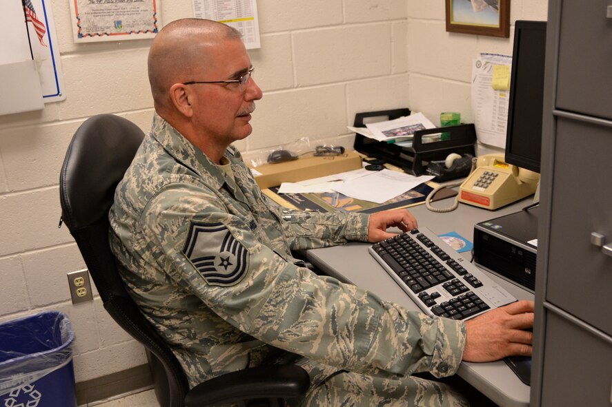 Senior Master Sgt. Brian A. Ross, 94th Civil Engineer Squadron electrician, maintains the readiness of his Airmen by training them in the three major areas of electricity and power production; residential, commercial, and industrial. “Electricians are expected to know and understand many elements of electrical systems,” he said. “Our area of expertise can range from airfield lighting systems, to fire alarms, to generators, to motor controls.” (U.S. Air Force photo/Master Sgt. James Branch)