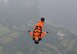 A Canadian search-and-rescue technician, or SAR Tech, does a free-fall jump from a Royal Canadian Air Force CC-115 Buffalo aircraft over Comox, Canada, July 20, 2012. The jump was part of a training exercise with pararescuemen from the 920th Rescue Wing’s 308th Rescue Squadron. (U.S. Air Force photo/Staff Sgt. Anna-Marie Wyant)