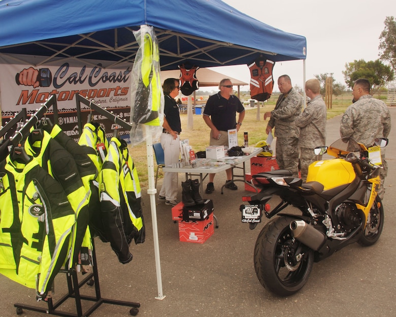 Motorcycles from all over Southern California streamed through the gates this drill weekend to attend the 146th Airlift Wing Safety Program’s inaugural Motorcycle Show and Barbeque. (U.S. Air Force photo by: Senior Airman Nicholas Carzis)
