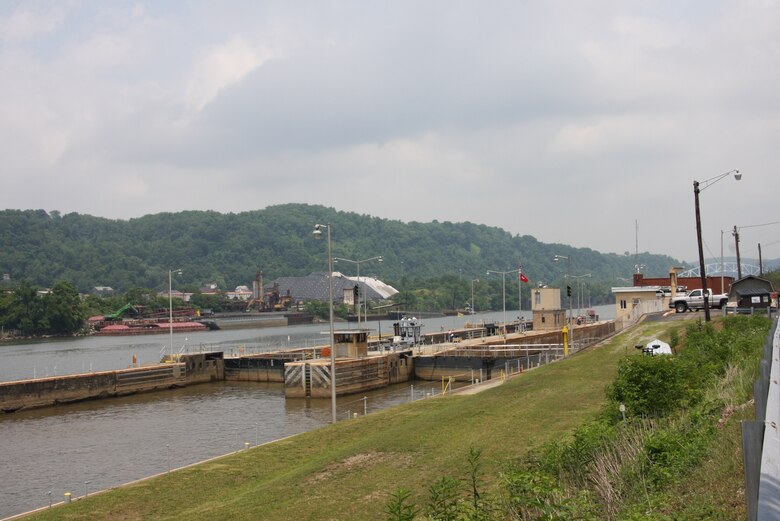 Cobbled together between 1905 and 1907, the Elizabeth Locks on the Monongahela River are scheduled to be removed as part of the Lower Mon Project.