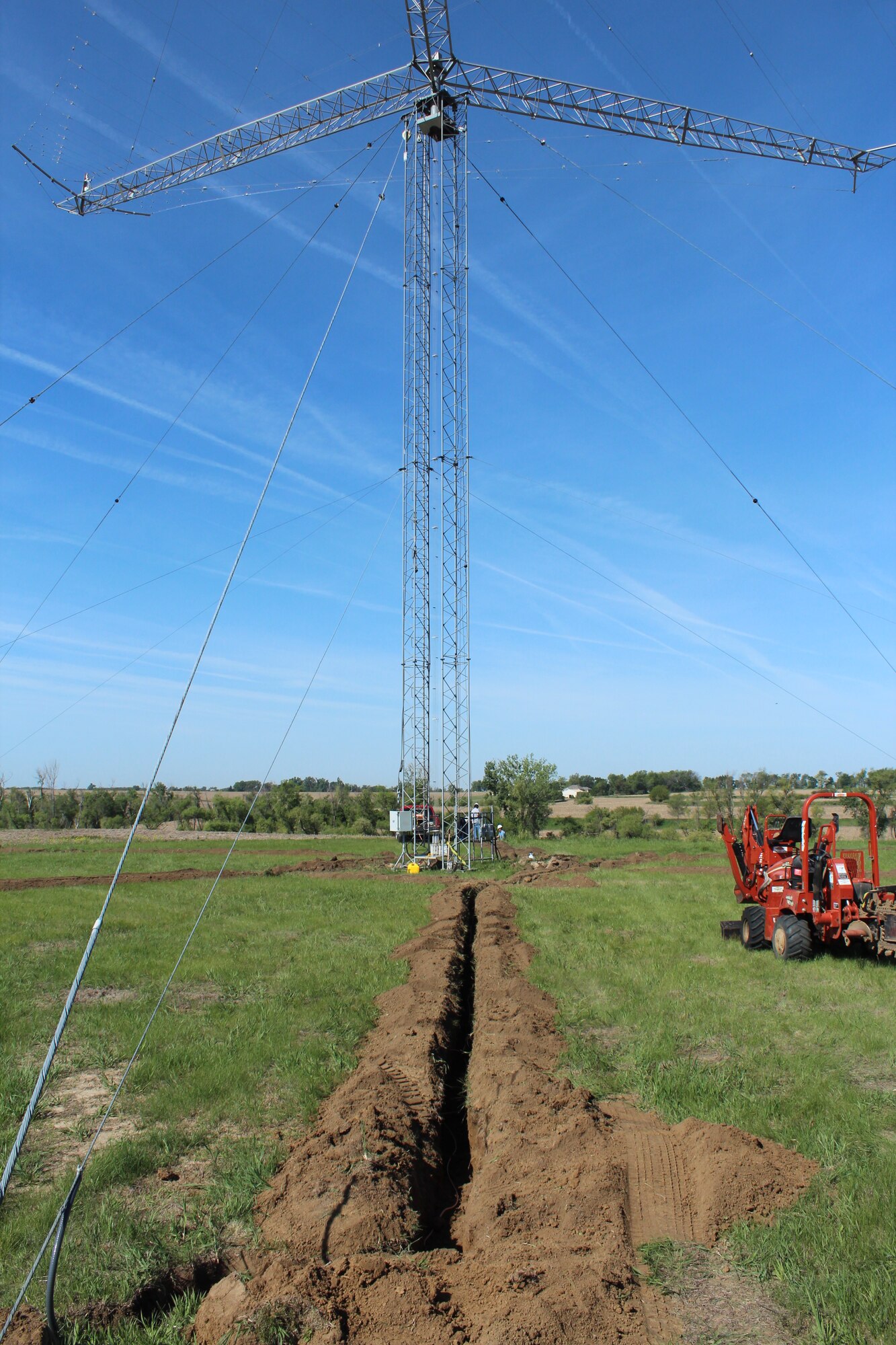 A trench marks the spot where ongoing maintenance will help secure cyber systems for various agencies. Protecting cyber systems from mother nature seems to be the batttle forgotton by most until service is interrupted. (Courtesy Photo)