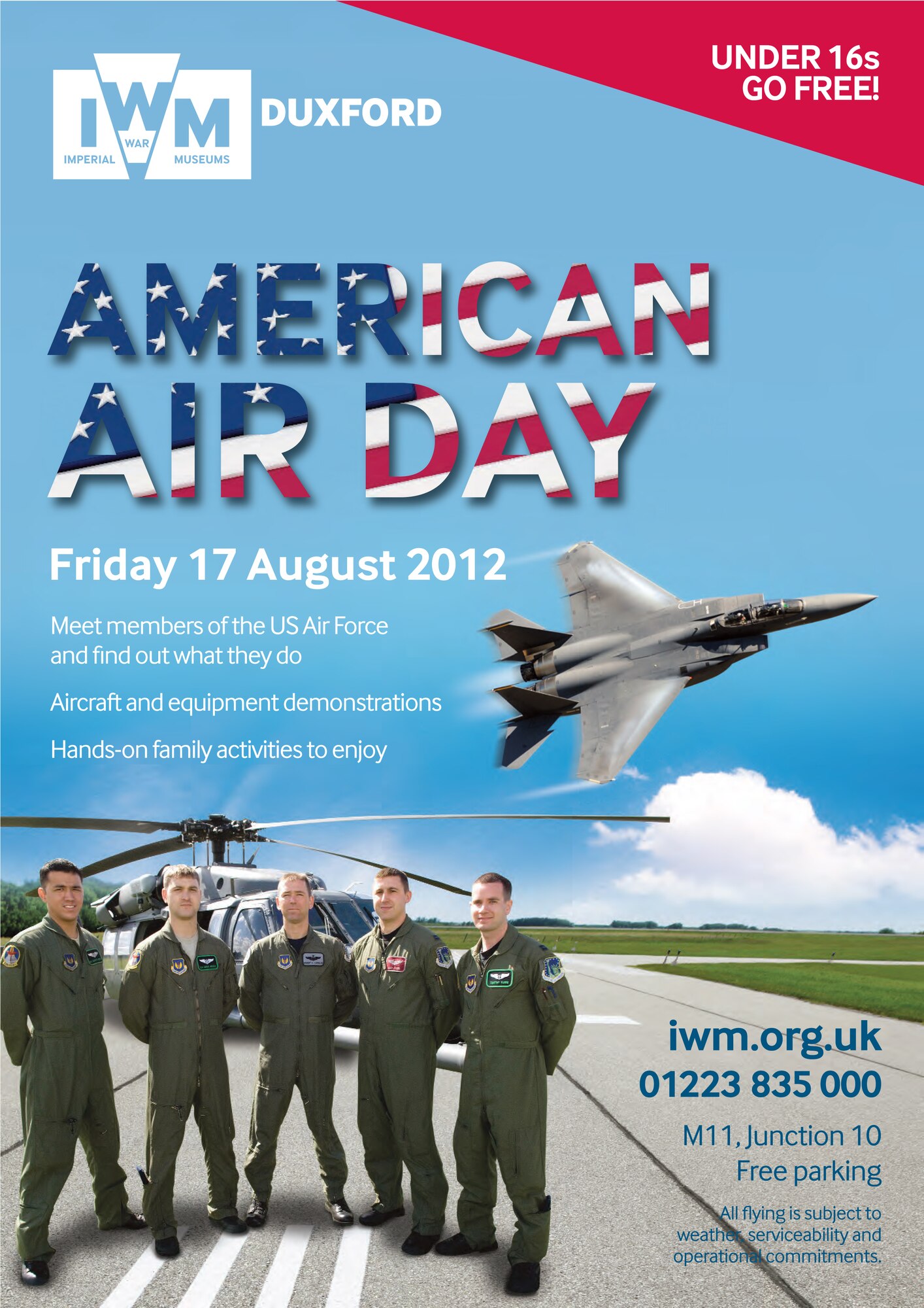 ROYAL AIR FORCE LAKENHEATH, England - The Imperial War Museum Duxford is hosting the American Air Day event from 10 a.m. to 6 p.m.  Aug. 17, 2012. The event is free to base ID card holders. For more information visit http://www.lakenheath.af.mil/news/communityevents/index.asp. (Courtesy Graphic)