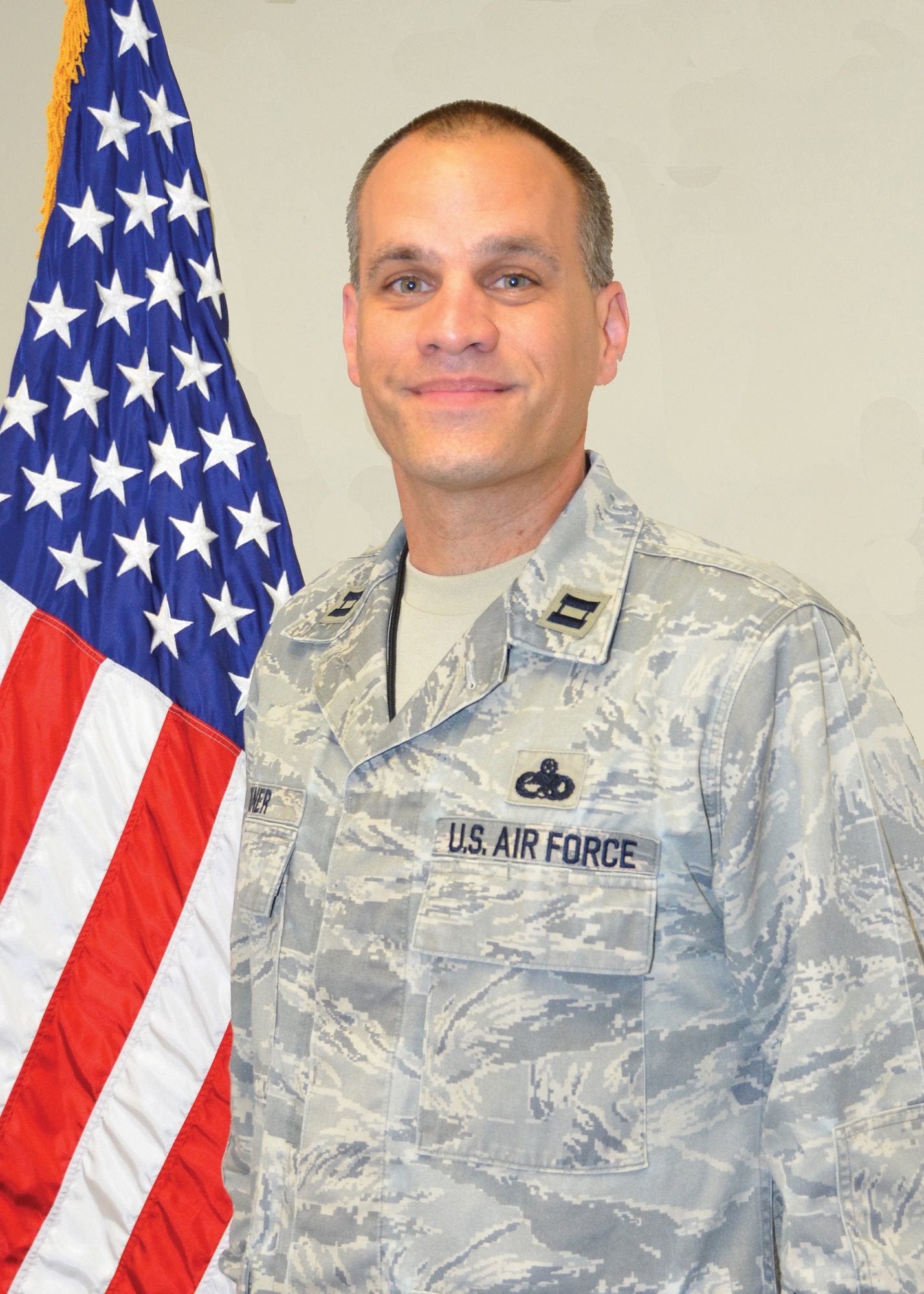 WRIGHT-PATTERSON AIR FORCE BASE, Ohio - Capt. Terrell W. Eikner, 445th Maintenance Squadron operations officer, is the 445th Airlift Wing’s Company Grade Officer of the Quarter, third quarter)