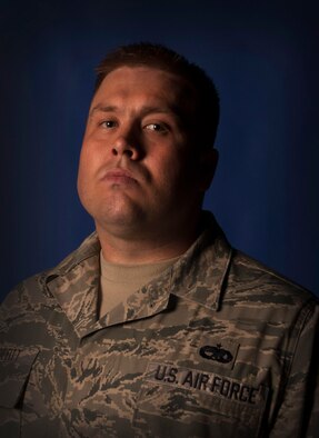 Staff Sgt. Robert Proffitt, 373rd Training Squadron C-17 crew chief instructor, recently pulled a young girl from the ocean water after a riptide pulled her out too far. Proffitt faced another life-saving moment when he saved a co-worker who was choking on a turkey sandwhich. (U.S. Air Force photo/Airman 1st Class Tom Brading) 
