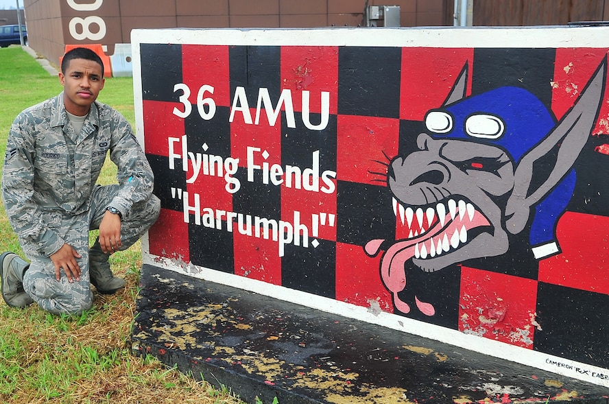 Airman 1st Class Justino Rodrigo, 36th Fighter Squadron. (U.S. Air Force photo/TSgt Raymond Mills)
