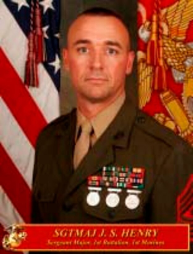 Sergeant Major Henry
Sergeant Major
1st Battalion, 1st Marine Regiment
