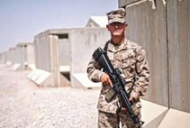 Lance Cpl. Behzad Razzada, Embedded Partnering Team, Combat Logistics Battalion 4, 1st Marine Logistics Group(Forward), returned to Afghanistan as a Marine 14 years after leaving the country following theTaliban's rise to power.