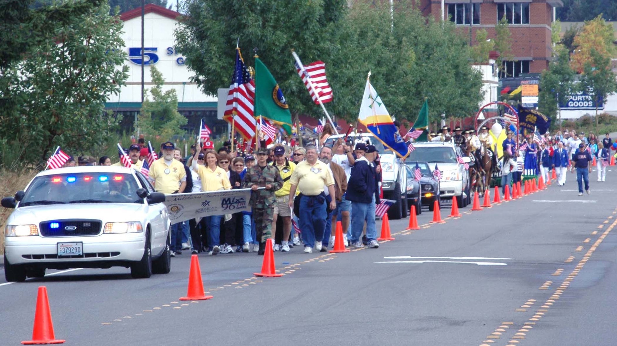 Originally launched as a military family support march in Lacey, Wash., the Hawks Prairie-sponsored Military Family Day is now a stationary event based in the parking lot of Cabela's in Lacey. Military families and community members can enjoy free food, entertainment and community camaraderie at this year's Military Family Day Sept. 8, 9:30 a.m., to 2 p.m.  (U.S. Air Force file photo)