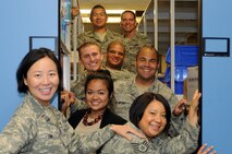 MINOT AIR FORCE BASE -- The 5th Medical Group's Medical Logistics combines Medical Material Technicians, Biomedical Equipment Technicians (BMETs) and Facility Management to deliver precision health support by delivering the right supplies at the right time, ensuring equipment safety and availability, and providing support through contract services. Deployed and in-garrison Medical Logistics' support makes the Air Force Medical Service mantra "Air Force Medicine is Trusted Care Anywhere!" a reality. (U.S. Air Force photo/Senior Airman Jesse Lopez)