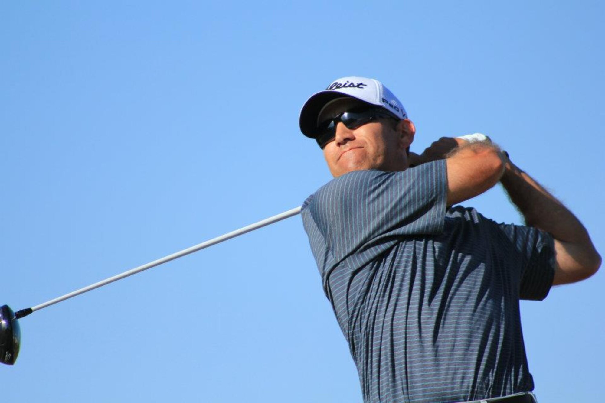 Capt. Andy Aduddell, 56th Training Squadron special mission subject matter expert, won the 88th Arizona Amateur championship Aug. 4 at Gallery Golf Club in Marana, Ariz.  (Courtesy photo)