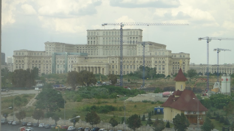 ROMANIA — Through a partnership with the U.S. European Command, the U.S. Army Corps of Engineers Europe District will oversee renovation of the basement of the world's second largest office building, Romania's Palace of the Parliament, remodeling it to be able to accommodate a new training classroom and conference room.