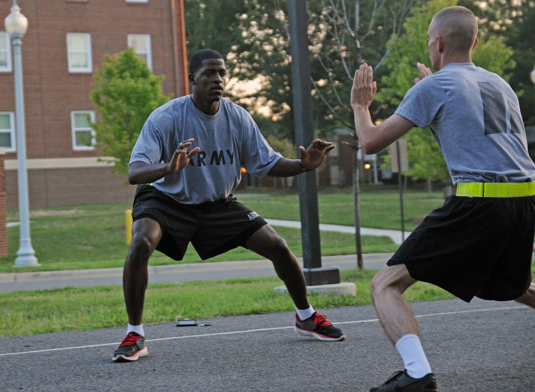 Staff Sgt. Terrell Moorer (left), 529th Regimental Support Company, 3d ...