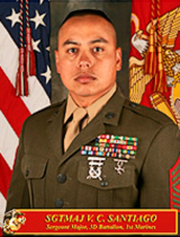 Sergeant Major Santiago
Sergeant Major
3rd Battalion, 1st Marines