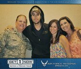 Reservists who referred a friend through the Air Force Reserve's Get 1 Now program received two free tickets to see Enrique Iglesias in Anaheim, CA on August 11. Visit www.get1now.us for more information and to submit your referral. (U.S. Air Force courtesy photo)