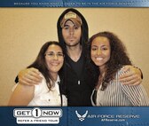 Reservists who referred a friend through the Air Force Reserve's Get 1 Now program received two free tickets to see Enrique Iglesias in Anaheim, CA on August 11. Visit www.get1now.us for more information and to submit your referral. (U.S. Air Force courtesy photo)
