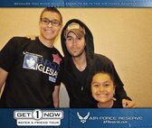 Reservists who referred a friend through the Air Force Reserve's Get 1 Now program received two free tickets to see Enrique Iglesias in Anaheim, CA on August 11. Visit www.get1now.us for more information and to submit your referral. (U.S. Air Force courtesy photo)
