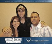 Reservists who referred a friend through the Air Force Reserve's Get 1 Now program received two free tickets to see Enrique Iglesias in Anaheim, CA on August 11. Visit www.get1now.us for more information and to submit your referral. (U.S. Air Force courtesy photo)