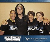 Reservists who referred a friend through the Air Force Reserve's Get 1 Now program received two free tickets to see Enrique Iglesias in Anaheim, CA on August 11. Visit www.get1now.us for more information and to submit your referral. (U.S. Air Force courtesy photo)
