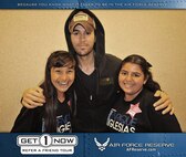 Reservists who referred a friend through the Air Force Reserve's Get 1 Now program received two free tickets to see Enrique Iglesias in Anaheim, CA on August 11. Visit www.get1now.us for more information and to submit your referral. (U.S. Air Force courtesy photo)