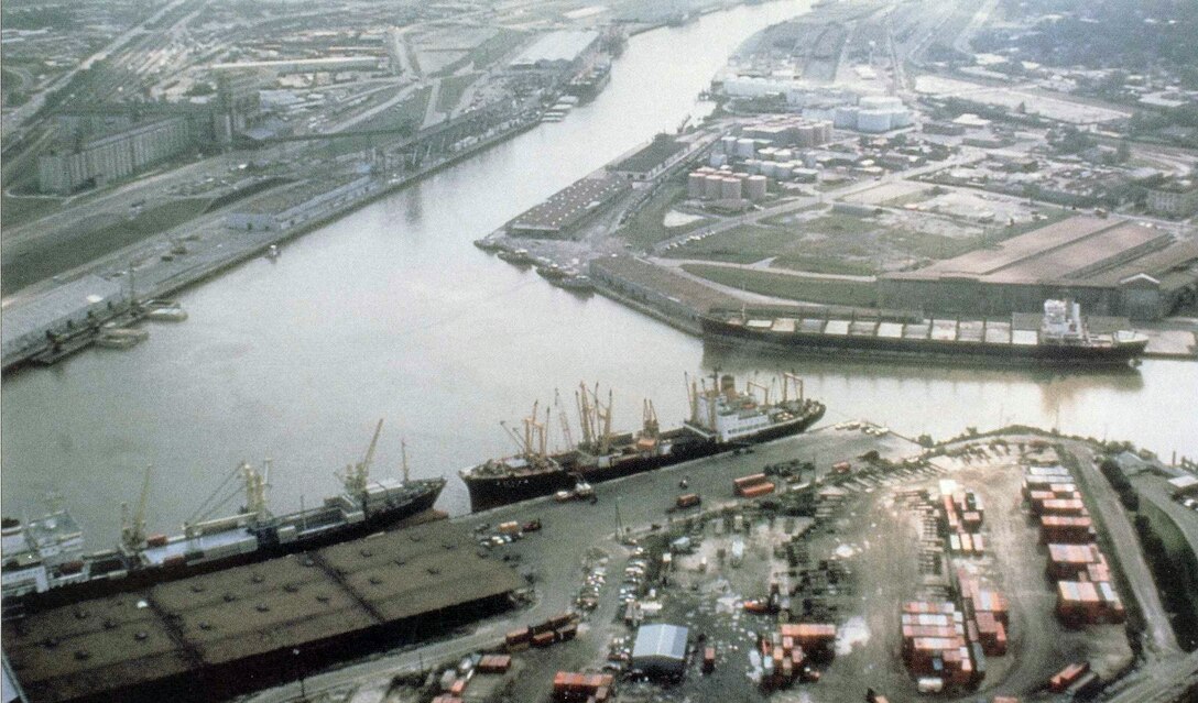 Houston Ship Channel in the 1990s. 