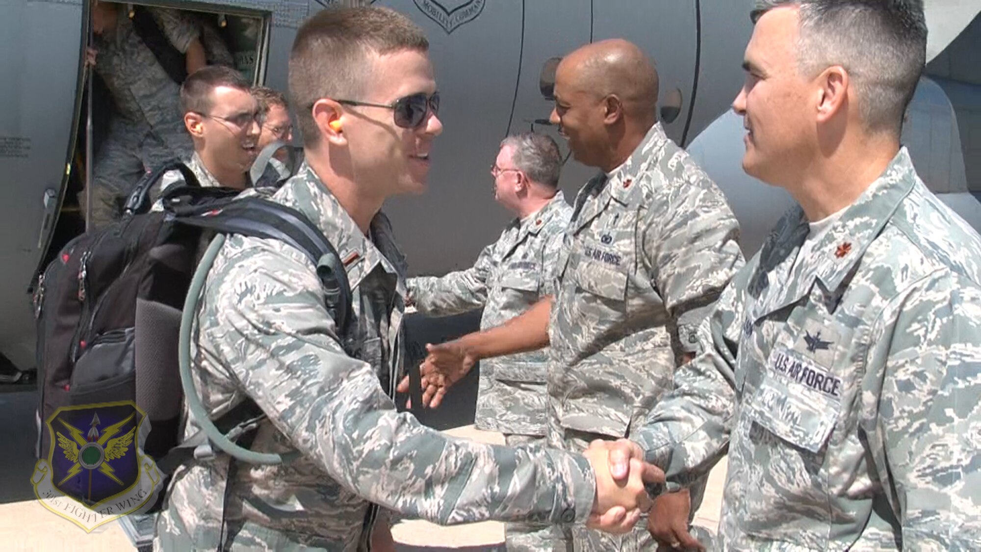 Nearly forty members from the Air Force Chaplain Candidates Program visited Naval Air Station Fort Worth Joint Reserve Base as part of their Chaplain Candidacy Tour Thursday, August 2, 2012.  The 33-day tour allows program candidates the opportunity to visit five military installations while experiencing ministry in Air Force active duty, Reserve and Air National Guard components. (U.S. Air Force photo/SrA Jeremy Roman)