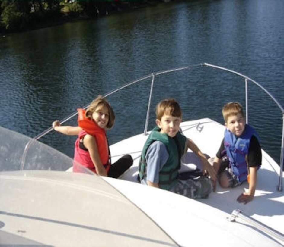 Always wear your life vest -- even if you don't plan on getting in the water. You never know!