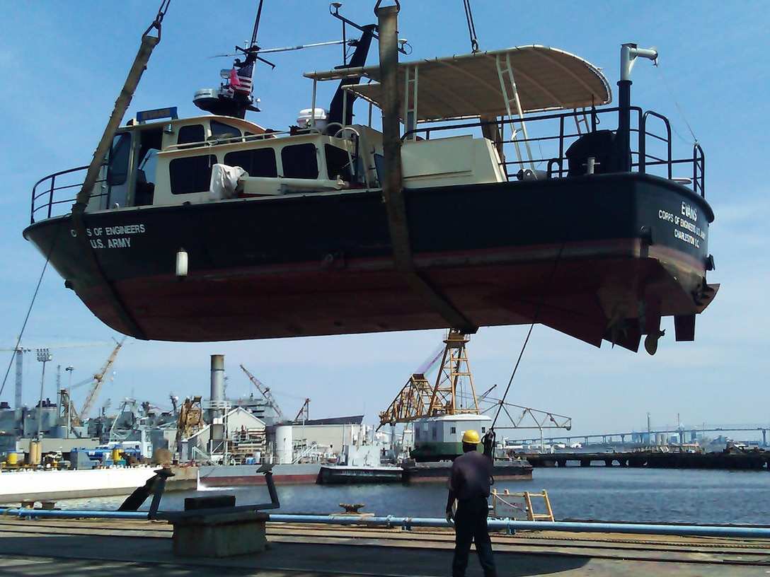 The Charleston District tested all parts of emergency operations training including securing our survey vessel in the event of an emergency.