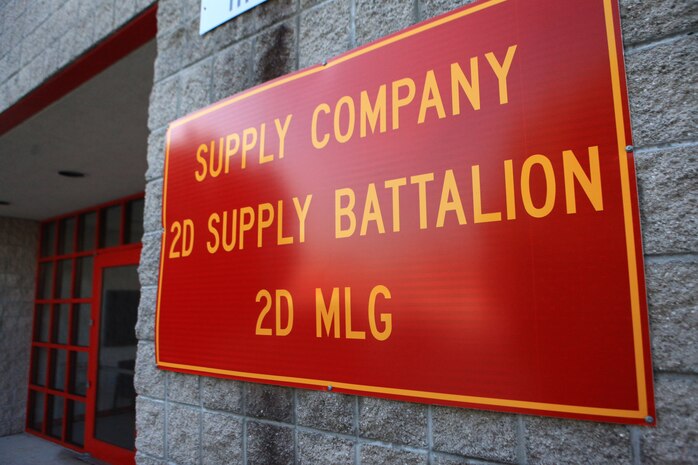 Supply Company, 2nd Supply Battalion, 2nd Marine Logistics Group aboard Camp Lejeune, N.C., is home to the Marine servicemember of the month for August 2012. The Military Affairs Committee for the Greater Jacksonville Chamber of Commerce recognized Cpl. Samuel L. Warman, a distribution management specialist with Supply Co., for his outstanding professionalism and contributions to his unit and the community. (Photo by Lance Cpl. Paul Peterson)