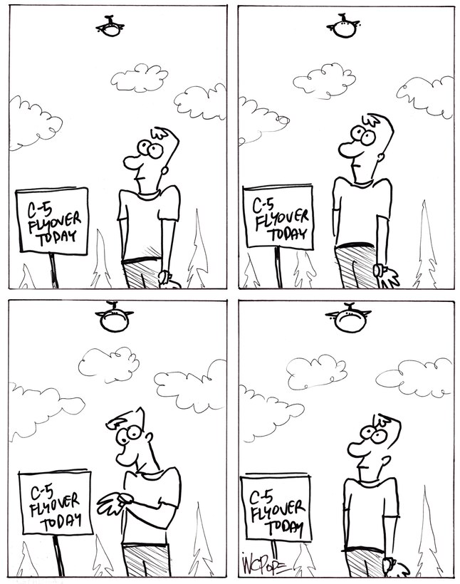C-5 flyover cartoon