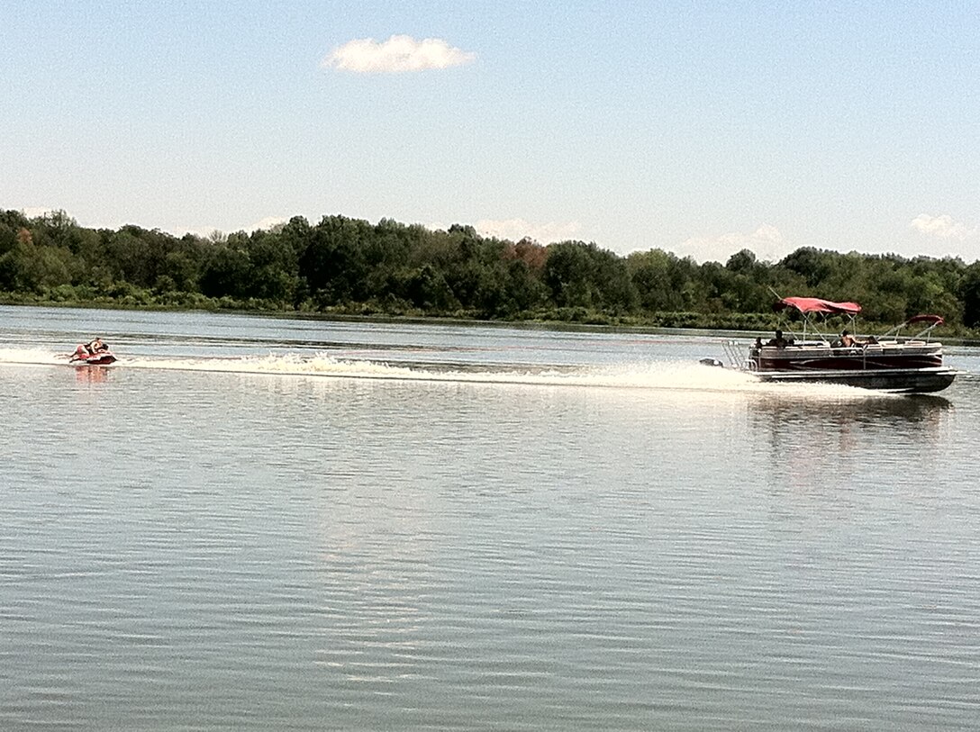 Water tubing on R.S. Kerr