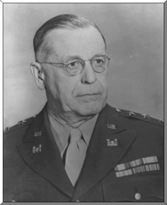 Col. Eugene Reybold was the first SWD commander. He later served as the Chief of Engineers (and a Lt. Gen.).