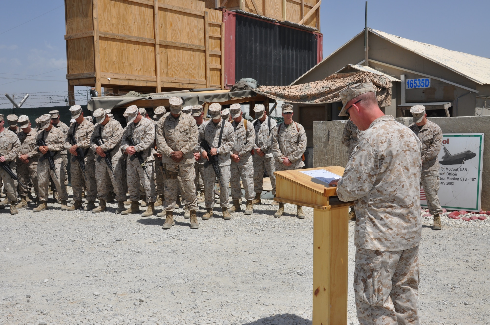 Camp McCool's brief impact > U.S. Air Forces Central > Display