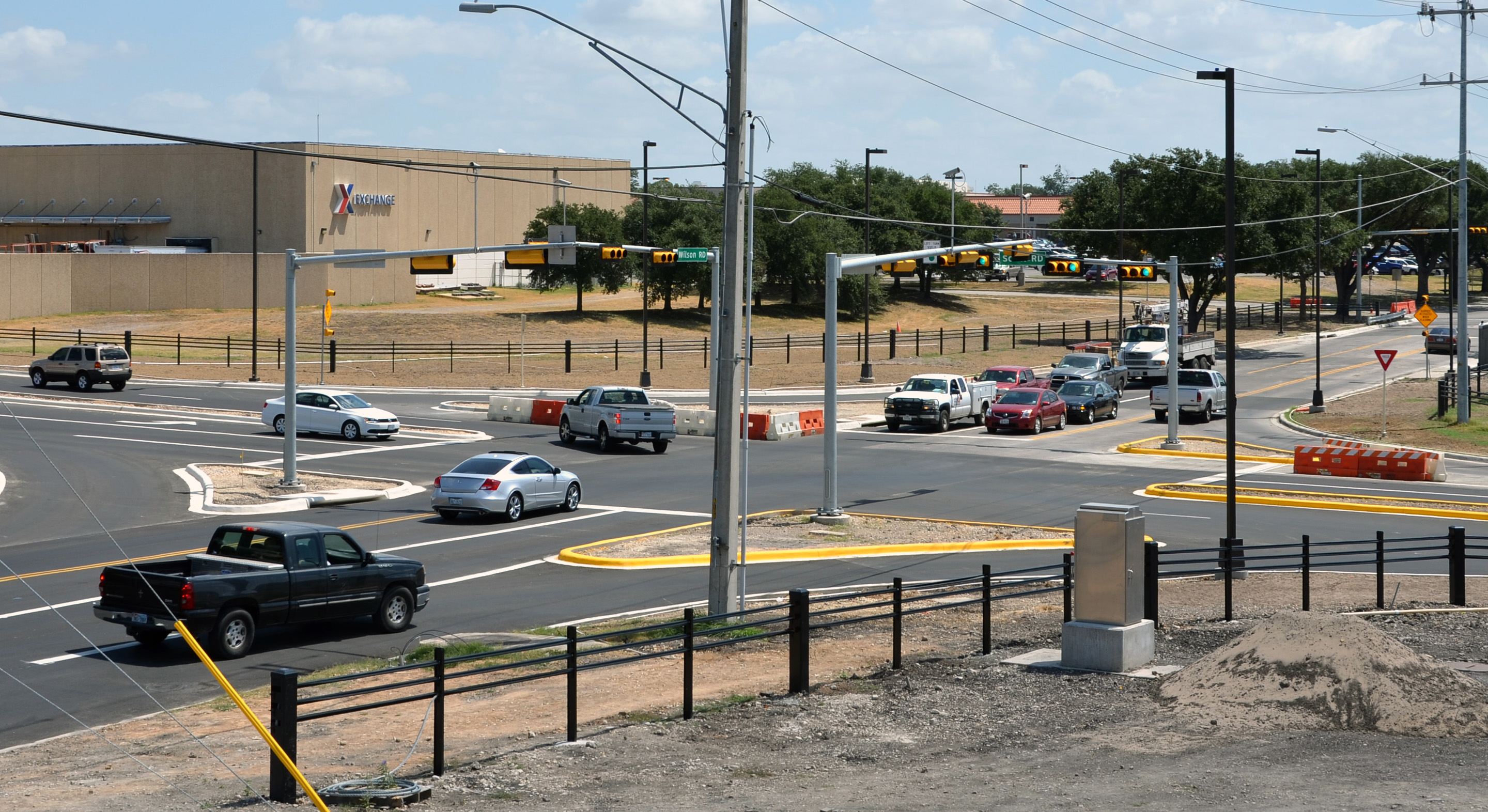 Walters Street Access Control Point progressing, traffic flowing > Joint Base San Antonio > News
