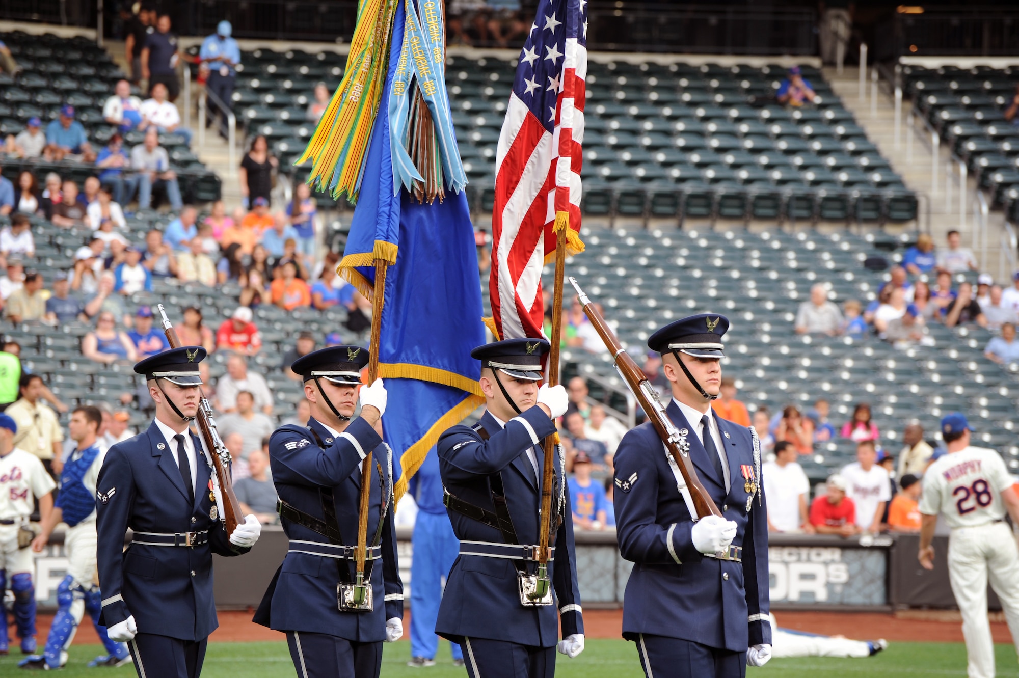 USAF Band, Honor Guard open at Citi Field for Air Force Week > Air ...