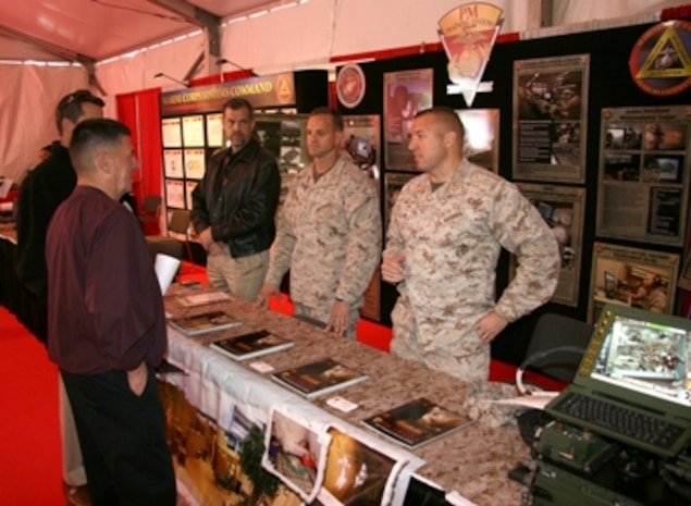 PM TRASYS booth at Marine South