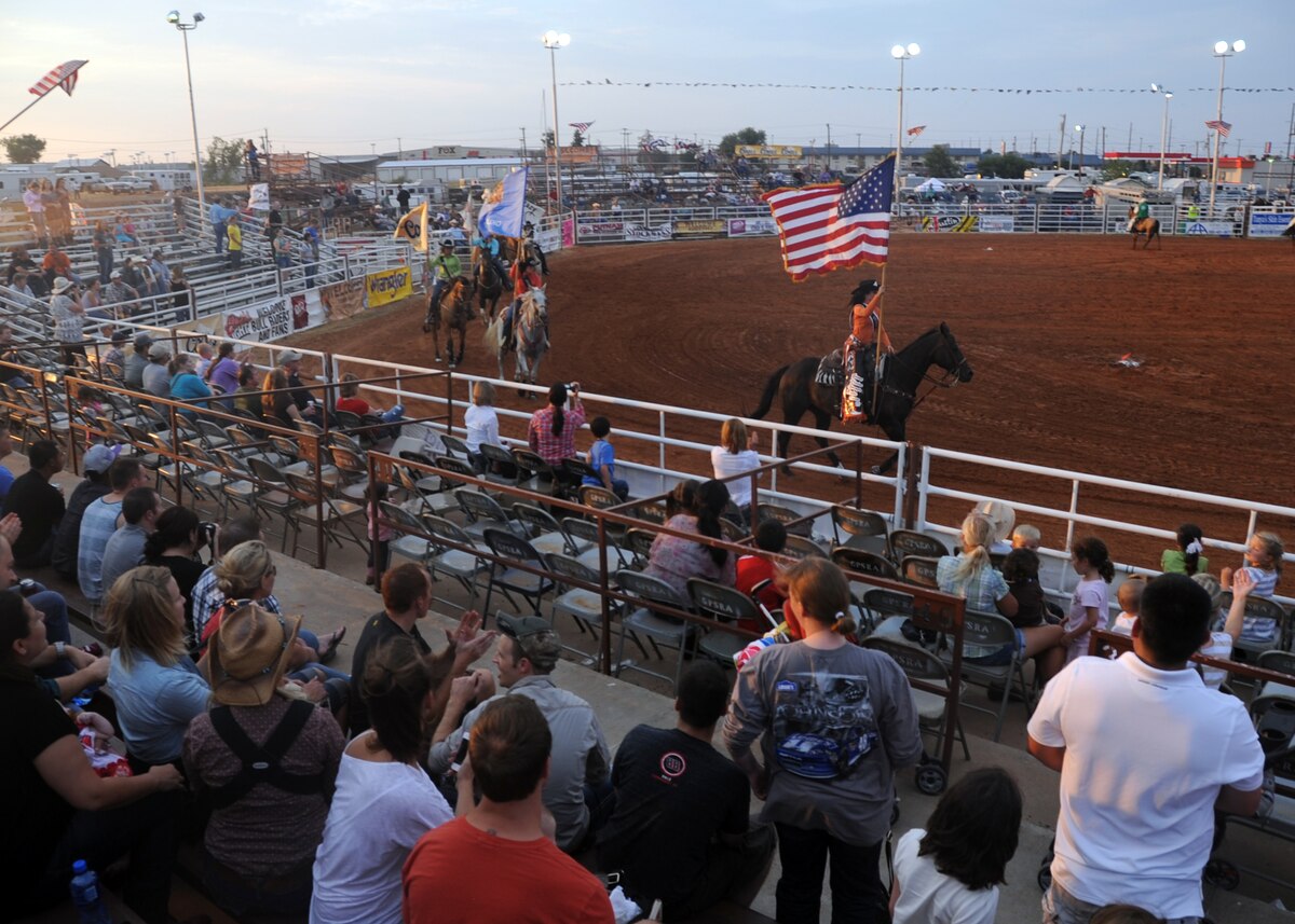 Annual Great Plains Stampede Rodeo Brings Altus AFB And Community.