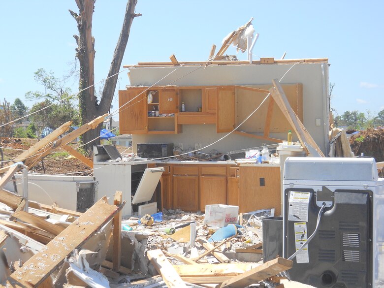 In the spring of 2011, tornados ripped through the state of Alabama. Several Charleston District personnel volunteered to deploy to the area to clean up debris and get the town back on its feet.