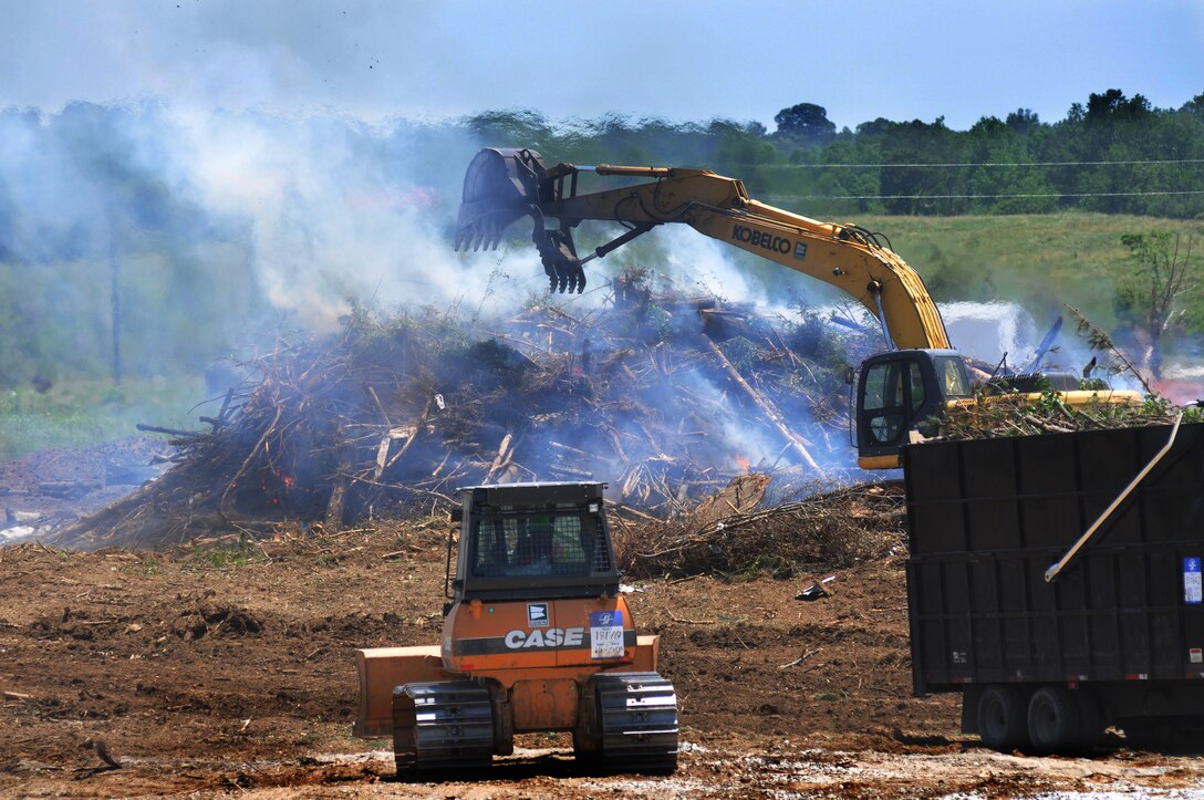 In the spring of 2011, tornados ripped through the state of Alabama. Several Charleston District personnel volunteered to deploy to the area to clean up debris and get the town back on its feet.