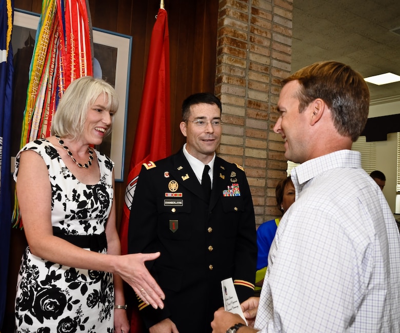 On July 8th, 2011, Lt. Col. Edward Chamberlayne assumed command of the Charleston District in a ceremony held at The Citadel.